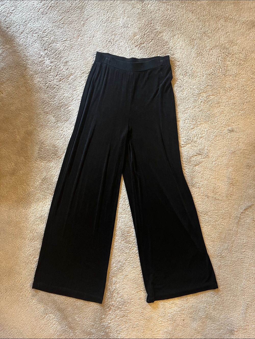 Chico's Black Travelers Palazzo Pants